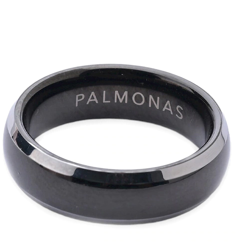 Men Black Finger Ring